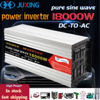 JUXING Power Inverter 18000W 50Hz หม้อแปลงในตัว DC12V/24V/48V/60V ถึง AC220V Converter สำหรับรถยนต์ไฟฟ้า/รถบรรทุก Home Appliance Travel สามารถโหลด1.5P เครื่องปรับอากาศ/ข้าวหม้อหุ