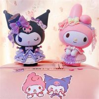 15Cm Kawaii Rosebud Club Series Sanrio Kuromi My Melody ฟิกเกอร์อนิเมะ Pvc โมเดลการ์ตูนน่ารักของขวัญตกแต่งห้องเด็กผู้หญิงความงาม