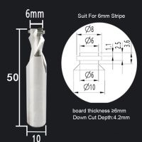 เครื่องกัดไฟนีออน LED 6/8/12มม. 1ชิ้นเครื่องทังสเตนคาร์ไบด์อะคริลิคโฆษณาปลายแม่พิมพ์แถบไฟคำ