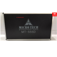 Microtech mt-555D ไมค์ลอยไร้สายของแท้ ความถี่ใหม่UHF สามารถปรับจูนความถี่ได้ มีใบอนุญาติ กสทช.