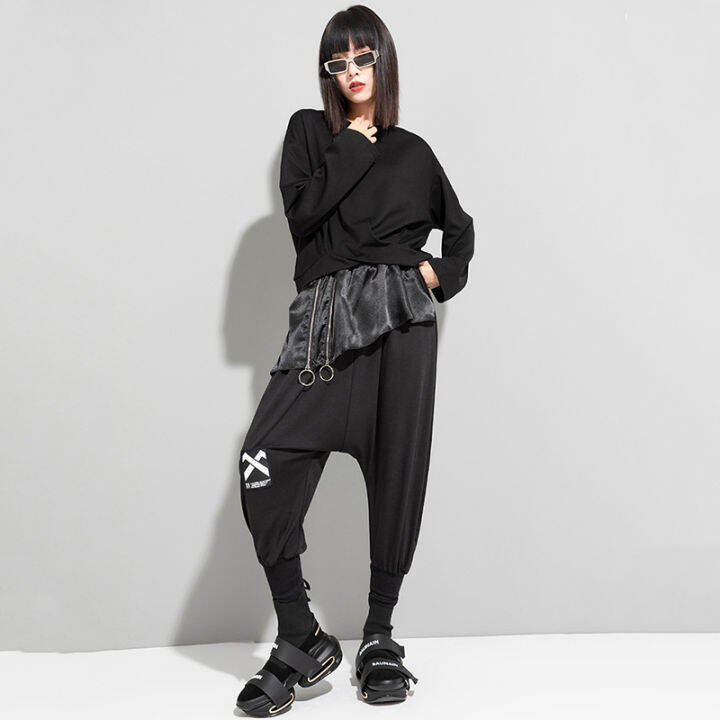 eam-women-black-brief-irregular-hem-big-size-t-shirt-new-round-neck-long-sleeve-fashion-tide-spring-autumn-1de2504