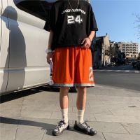 European and American style hiphop high street basketball No. 24 shorts uni jogging pants mesh sports pants breathable