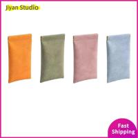 JIYAN2866 3PCS สีเขียวสีฟ้าสีชมพูสีส้ม กระเป๋าใส่แว่นอ่านหนังสือ พียู PU กันน้ำกันน้ำได้ กระเป๋าใส่แว่นกันแดด อุปกรณ์เสริมแว่นตา ง่ายๆ กล่องเก็บแว่นตา สำหรับผู้ชาย