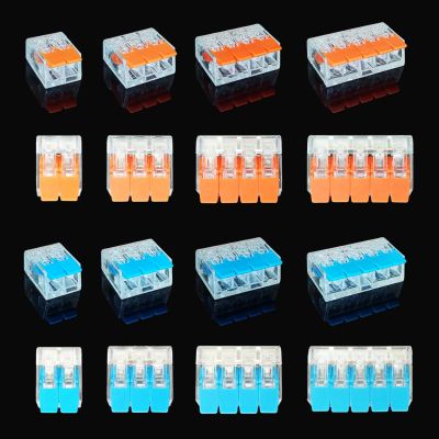 Mini Fast Wire Cable Connectors Universal Compact Conductor Spring Splicing Wiring Connector Push-in Terminal Block 412/413