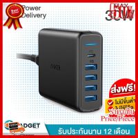 (2018) หัวชาร์จเร็ว Adapter ANKER PowerPort 60W PD 5ช่องชาร์จ 1 USB Type-C PD30w, หัวชาร์จ 4 IQ Ports ##ที่ชาร์จ หูฟัง เคส Airpodss ลำโพง Wireless Bluetooth คอมพิวเตอร์ โทรศัพท์ USB ปลั๊ก เมาท์ HDMI สายคอมพิวเตอร์