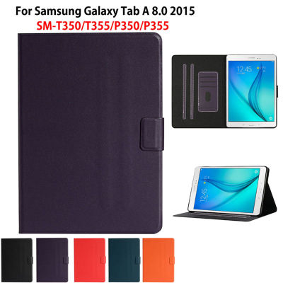 SM-P355สำหรับ Samsung Galaxy Tab A 8.0 2015ฝาครอบ T350 T355 SM-T350 SM-T355 SM-P350 P355 T355Y Cover แท็บเล็ตป้องกันกรณี