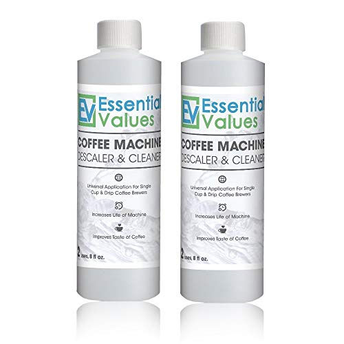 2-Pack Descaler (2 Uses Per Bottle) Descaling Solution for Keurig,  Nespresso, Ninja, Delonghi, Coffee and Espresso Machines - By Quick & Clean  