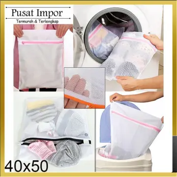 Jual Washing Bag Laundry Net Kantong Cuci Jaring Ukuran 50x40