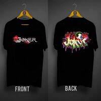 2023 newjoker เสื้อยืดสำหรับผู้ชายไวรัสโจ๊กพิมพ์เสื้อยืดพร้อมสต็อกโจ๊กพิมพ์กราฟิกแขนสั้นรอบ T