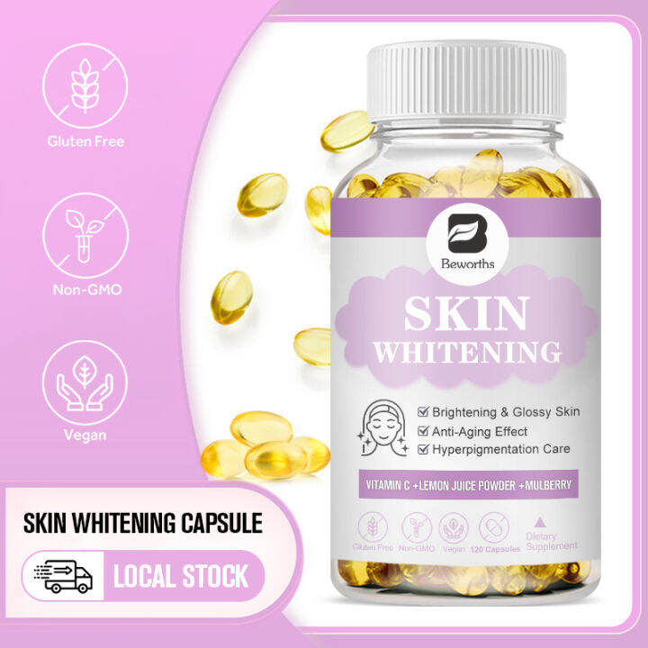 B BEWORTHS Skin Whitening Capsules 6200mg Acne Scars & Dark Spot ...