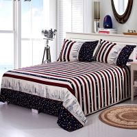 【CW】 Bed Sheet 2Pcs Cases 2019  Textile Coverlet Flat Sheet Cover Soft Warm sheets