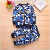 2020 Male child clothing spring and autumn set camouflage cotton sports sets child boy long-sleeve + pants 2pcs1-4Y