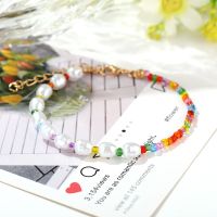 17KM Korean Colorful Beads Ring Fashion Pearl celet Women Jewelry Accessories