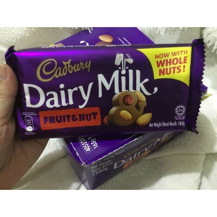 Cadbury Dairy Milk Fruit Nut 165g | Lazada PH