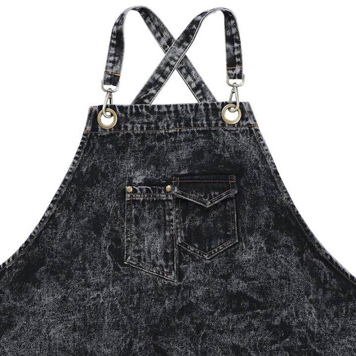 customized-logo-washed-thick-denim-apron-working-for-women-men-cleaning-gardener-barista-hairstylist-pinafore