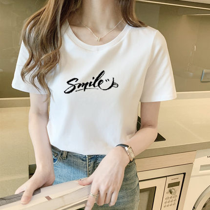 Skuespiller modbydeligt Konkret SMILE statement t-shirt/shirt tees printed TSHIRT FOR WOMEN | Lazada PH