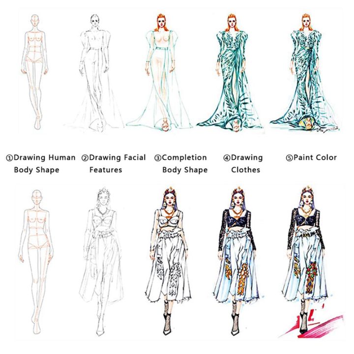 fashion-illustration-rulers-sketching-templates-ruler-sewing-humanoid-patterns-design-clothing-measuring