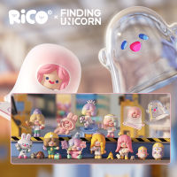 หายูนิคอร์น RiCO Happy Factory Series Blind Action Figures ของเล่นเด็กวันเกิดของขวัญ Kawaii ของเล่นตัวเลข Mystery