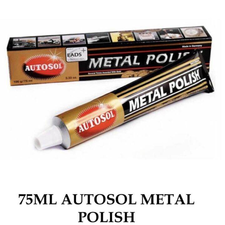 75ml Autosol Metal Polish 100 Made In Germany Protects Remover Rust Chrome Cleaner Stainless