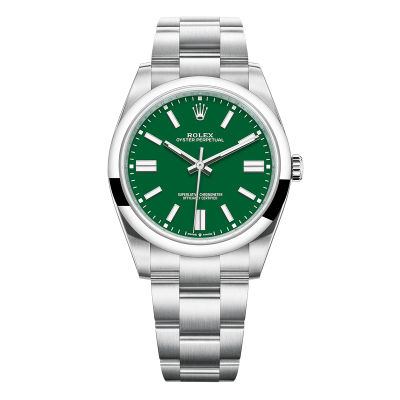 【จัดส่งฟรี】นาฬิกาrolexของแท้ นาฬิกา Oyster Perpetual 41 Watch: Oystersteel - M124300-0005, สินค้ารับประกัน1ปี นาฬิกาข้อมือผู้ชาย นาฬิกากลไกแ 41มม【มาพร้อมกับบรรจุภัณฑ์เดิม】