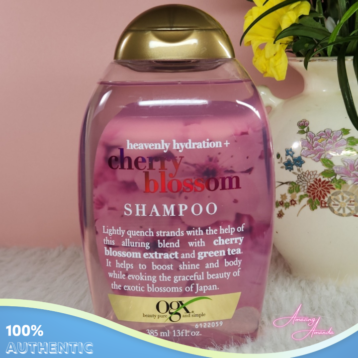 OGX Heavenly Hydration Cherry Blossom Shampoo 385ml | Lazada PH