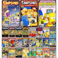 Disney The Simpsons Comic Vintage Metal Poster Tin Sign Bart Simpson Metal Plates Home Decoration Pub Bar Man Cave Art