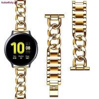 Suitable For 20Mm 22Mm Watch Band Galaxy 4 Classic 46/42Mm Active2 Stainless Steel Chain Bracelet GT 2 Strap 0506