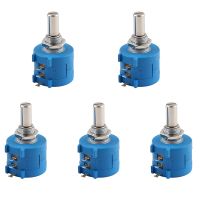 5PCS 3590S Precision Multiturn Potentiometer 10-Turn Adjustable Resistor 100/200/500/1K/2K/5K/10K/20K/50K/100K Ohm 3590S-2-103L