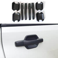 ABS Matte Black Door Handle + Door Bowl Cover Fit For Mitsubishi Pajero V93V97 2007-2020 Exterior Modification Parts