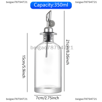 beigao78794721 ที่จ่ายน้ำมันมะกอกในครัวขวดแก้วอัตโนมัติเปิดที่จ่ายน้ำมันน้ำส้มสายชูภาชนะใส่น้ำเชื่อมกาแฟ