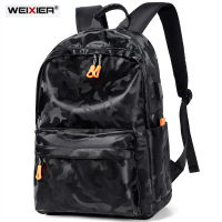 Super Light PU USB Charging laptop Men Backpack Waterproof Travel Backpack for Men Computer Business school Backpack Men Bag sac