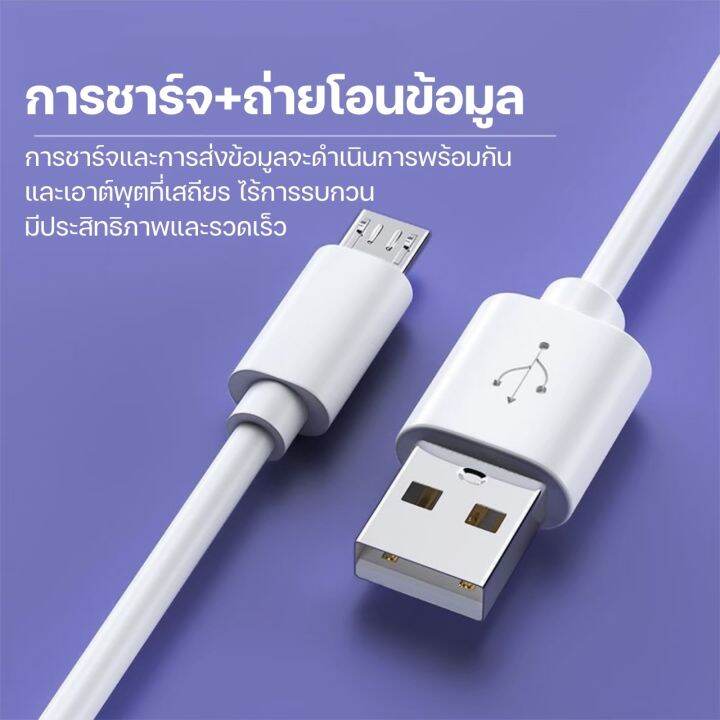 สายชาร์จสำหรับไอโฟน-สำหรับแอนดรอยด์-fastcharger-cable-รองรับทุกรุ่น-usb3-0-micro-usb-pd-ความยาว-1เมตร-3เมตร