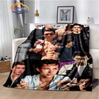 Fashion Tom Holland PIC、COLLAGE Wool Blanket Jindian Film Character Cashmere Blanket Portable Flannel Warm Camping Blanket