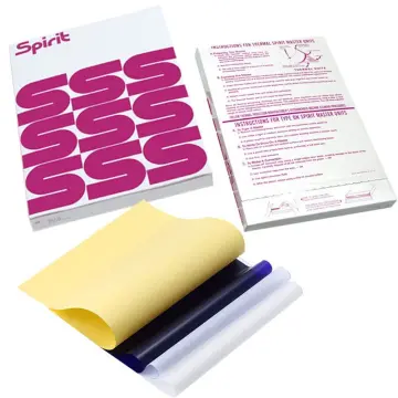 Shop Spirit Thermal Stencil Paper Usa with great discounts and prices  online - Nov 2023