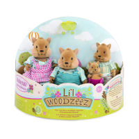 LIL WOODZEEZ SQUIRREL FAMILY - เซ็ตตุ๊กตาครอบครัวกระรอก