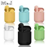 M amp;J i7s Mini 2 TWS Wireless Headphones Bluetooth 5.0 Earphone Matte Macaron Earbuds Handsfree With Mic Charging Box Headset