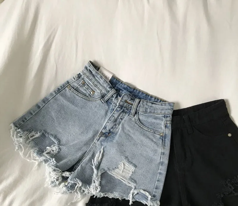 SOIKING jean shorts for women shorts for women casual summer denim shorts  women High Waist Sexy Hollow Out Frenulum Nightclub Jeans Ultra Shorts（4,6,8,10）  - Walmart.com