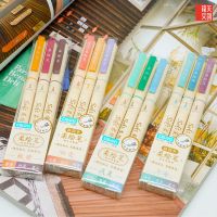 3pcs New Retro Color Art Marker Drawing Pens Set Soft Brush Tip Original Design Calligraphy Lettering Painting School