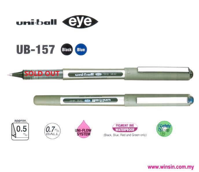UNI BALL EYE PEN UB157 FINE 0.7mm * UB157 * .The " NIFLOW SYSTEM