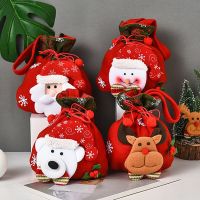 Christmas Gifts Santa Gift Bag Candy Bag Christmas Home Decorations Hanging Pendants Navidad Gifts Xmas gift Decoration Socks Tights