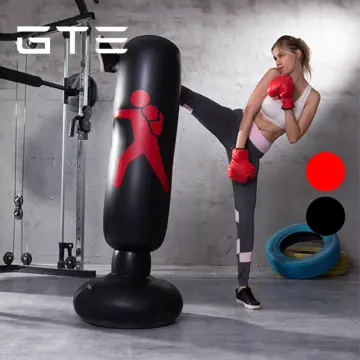 Empty Training Boxing Hook Kick Sandbag Fight Karate Punch