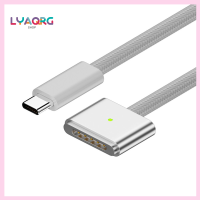 LYAQRG SHOP ตัวแปลง USB Ic เป็น Magsafe 3สายชาร์จแล็ปท็อปสายชาร์จระดับมืออาชีพ