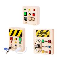 LED Light Switch Busy Board Children Montessori Electronic DIY Accessories Toddlers Learning Cognitive Educational Toys