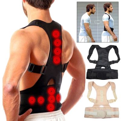 Magnetic Therapy Posture Corrector Corset Neck Shoulder Back Support Belt for Men Women Back Pain Relief Humpback Correction