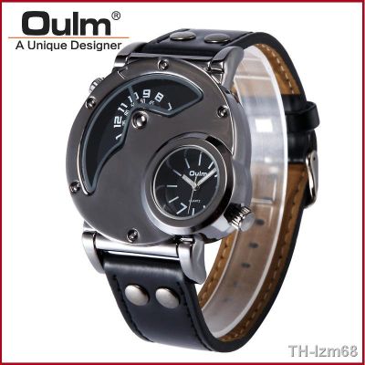 ⌚ นาฬิกา OULM watch brands/fashion men watch/dual personality activity in 9591