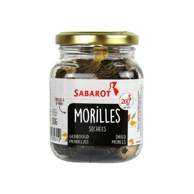 🔖New Arrival🔖 ซาบารอท เห็ดมอเรล อบแห้ง 30 กรัม - Sabarot Dried Morels morilles mushroom 30g 🔖