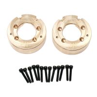 2Pcs 130G Brass Wheel Counterweight Balance Weight for CROSSRC EMOX 1/8 RC Crawler Car Upgrade Parts Accessories