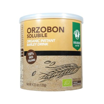 🌿Premium Organic🌿  Probios Orzobon Solubile   Instant Barley Drink  เครื่องดื่ม ข้าวบาร์เลย์ ออร์แกนิค 120g