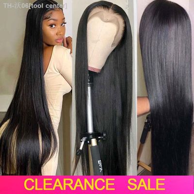 13X4 HD Transparent Lace Frontal Wigs 30 Inch Brazilian Straight Lace Front Wig Human Hair Lace Frontal Closure Wigs For Women [ Hot sell ] tool center
