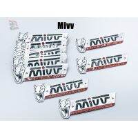 HOT** สติ๊กเกอร์ติดท่อ Mivv เพลทอลูมิเนียม ทนร้อน ขนาด 4 x 2.5 x10 cm (ตามรูป) ส่งด่วน สติ ก เกอร์ ติด รถ สติ๊กเกอร์ ออฟ โร ด สติ ก เกอร์ ข้าง รถ กระบะ สติ ก เกอร์ ข้าง รถ สวย ๆ